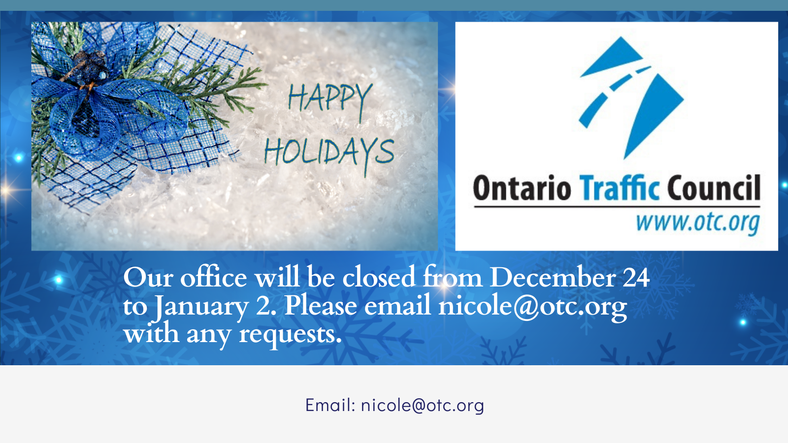 Holiday Hours Ontario Traffic Council holiday-hours-ontario-traffic-council