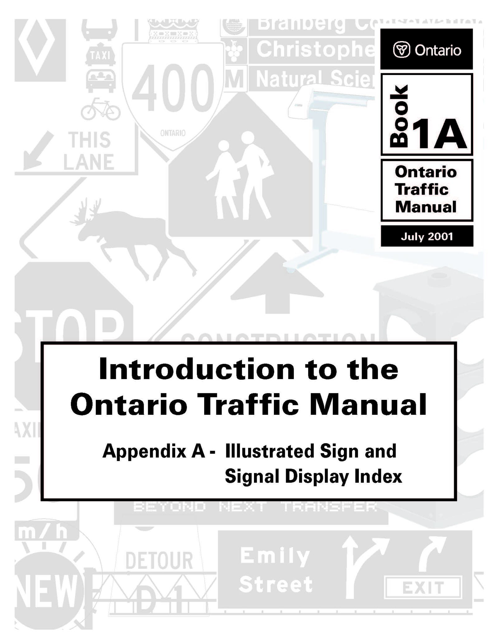 Ontario Traffic Manuals Ontario Traffic Council